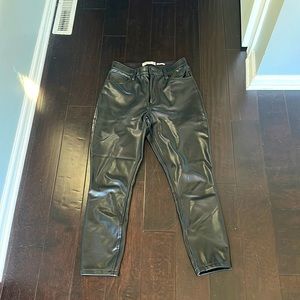 Abercrombie Vegan Leather Skinny Pants
